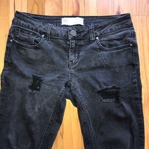 RSQ Black Distressed Jeans